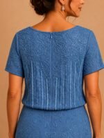 VESTIDO DE FIESTA ELEGANTE MADRE DE NOVIOS TALLA 38/40 – MARCA ADRIANNA PAPELL – USA - Imagen 3
