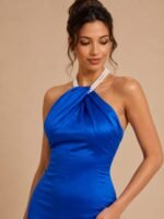 VESTIDO DE FIESTA MADRE DE NOVIOS TALLA S – MARCA JOYA BADGLEY MISCHKA  – USA - Imagen 3