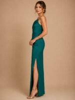 VESTIDO DE FIESTA TALLA L – MACYS MARCA DONNA KARAN NEW YORK – USA - Imagen 3