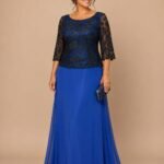 VESTIDO DE FIESTA MADRE DE NOVIOS TALLA 48 – MARCA AZAZIE - USA