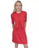 VESTIDO COCTEL MUJER FORMAL TALLA S - M // USA MARCA DONNA KARAN NEW YORK - Imagen 3