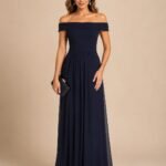 VESTIDO DE FIESTA MADRE DE NOVIOS TALLA XS- S ELASTICADO – MARCA ADRIANNA PAPELL – USA