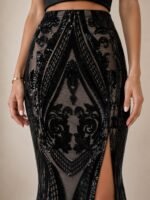 FALDA DE FIESTA TALLA M  – MARCA LULUS – USA - Imagen 3