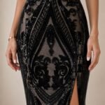 FALDA DE FIESTA TALLA M  – MARCA LULUS – USA