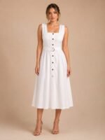 VESTIDO DE NOVIA CIVIL ELEGANTE TALLA M – USA