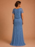 VESTIDO DE FIESTA ELEGANTE MADRE DE NOVIOS TALLA 38/40 – MARCA ADRIANNA PAPELL – USA - Imagen 2