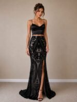 FALDA DE FIESTA TALLA M  – MARCA LULUS – USA - Imagen 4