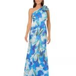 VESTIDO DE FIESTA DIA MADRE DE NOVIOS TALLA L – MARCA ADRIANNA PAPELL – USA
