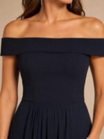 VESTIDO DE FIESTA MADRE DE NOVIOS TALLA XS- S ELASTICADO – MARCA ADRIANNA PAPELL – USA - Imagen 2