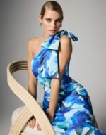 VESTIDO DE FIESTA DIA MADRE DE NOVIOS TALLA L – MARCA ADRIANNA PAPELL – USA - Imagen 4