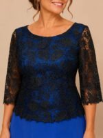 VESTIDO DE FIESTA MADRE DE NOVIOS TALLA 48 – MARCA AZAZIE - USA - Imagen 4