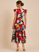 VESTIDO MUJER FLORAL VINCE CAMUTO TALLA 38 // USA - Imagen 2
