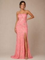 VESTIDO DE FIESTA  TALLA XS-M – MACYS MARCA EMERALD SUNDAE – USA