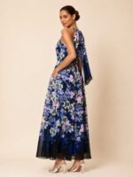 MONO ENTERITO MUJER FLORAL FIESTA TALLAS // S-M-L-XL  MARCA BETSY & ADAM // USA - Imagen 4