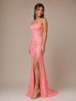 VESTIDO DE FIESTA  TALLA XS-M – MACYS MARCA EMERALD SUNDAE – USA - Imagen 4