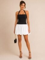VESTIDO COCTEL JUVENIL TALLAS XS-S-M – USA MARCA CITY STUDIOS