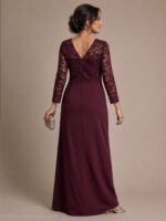 VESTIDO DE FIESTA ELEGANTE MADRE DE NOVIOS TALLA M/L – MARCA OLEG CASSINI – USA - Imagen 2